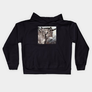 Two Donkeys Kids Hoodie